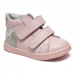 Ghete copii din piele cu talonet hokide 337 roz 18-25