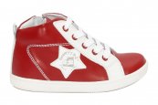 Ghete copii piele hokide 343 rosu alb 26-37