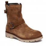 Ghete fete din piele intoarsa cu blana Creeks 6562 maro 31-35