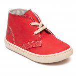 Ghetute copii din piele cu talonet hokide 704 rosu bufo 22-27