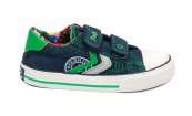 Incaltaminte sport baieti textil 60-6A blu verde 24-35