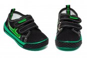 Incaltaminte baieti textil 9859 negru verde 20-31