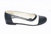Pantofi balerini dama 026.8 blu alb 34-41