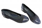 Pantofi balerini dama perforati laser 26 blu 34-41