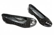Pantofi balerini dama perforati laser 26 negru 34-41