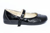 Pantofi balerini fete 1327 negru lac 26-36