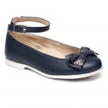 Pantofi balerini fete piele hokide 464 blu 26-35