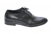 Pantofi barbati eleganti piele BC3 negru box 38-45