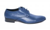 Pantofi barbati eleganti piele naturala Alberto albastru 37-45