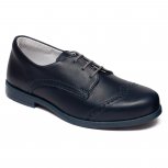 Pantofi copii eleganti piele hokide 207 blu box 19-37