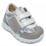 Pantofi sport copii cu talonet pj shoes Tokyo auriu camuflaj verde 18-26