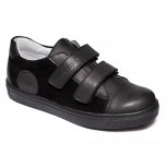 Pantofi copii sport din piele hokide 398 negru velur 26-37