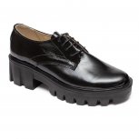 Pantofi fete din piele 026TR negru lac 34-41