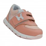 Pantofi fete din piele sport hokide 395 roz roz pal 18-25