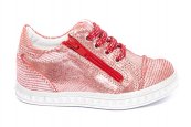 Pantofi fete pj shoes Goal rosu 24-37 