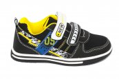 Pantofi sport copii 1026 negru galben 27-32