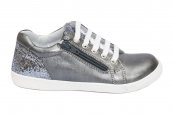 Pantofi sport fete hokide 400 gri gliter 26-37