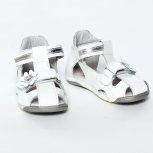 Sandale copii PJ Shoes Mario alb