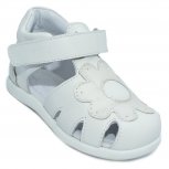 Sandale fete inalte pe glezna hokide 436 alb bej 18-25