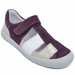 Sandale fete piele hokide 422 mov 26-35