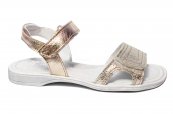Sandale fete pj shoes piele Ana auriu 26-36