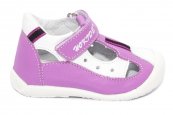 Sandalute fete hokide 139 lila alb 18-24