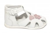 Sandalute fetite hokide 77 alb roz 18-24