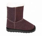 Ugg-uri fete imblanite piele Milano mov sclipici 24-36