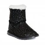 Ugg-uri fete piele Milano negru print gri 24-38