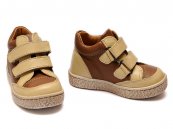 Pantofi copii din piele avus 320 cafe